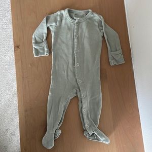 Loved baby  sage footie size 0-3 months